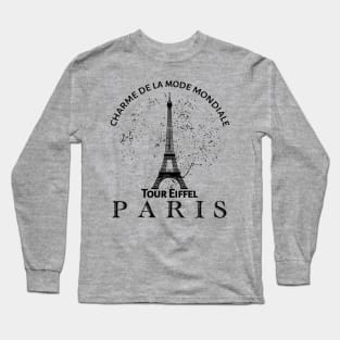 Eifel Tower Paris Long Sleeve T-Shirt